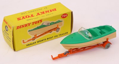 Lot 199 - Dinky Toys No. 796 Healey Sports Boat on...
