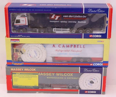 Lot 255 - Corgi Toys 1/50 scale group of three modern...