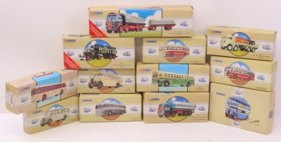 Lot 275 - Corgi Commercials, a small collection of...