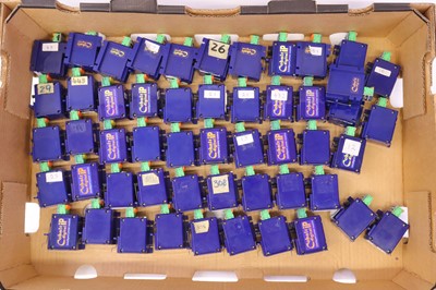 Lot 480 - One tray containing 53 cobalt slow-moving...