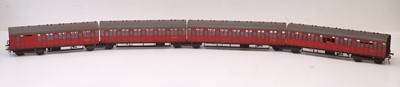 Lot 487 - A 00 gauge kit-built Ian Kirk Quadarts set in...