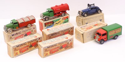 Lot 381 - A Triang Minic clockwork tinplate small...