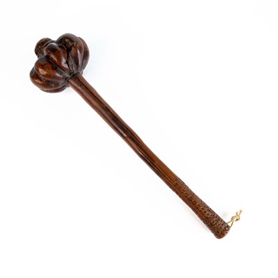 Lot 159 - A Fijian hardwood throwing club or ula...