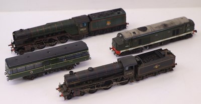 Lot 496 - Four 00 gauge locos, to include a B1 in BR...