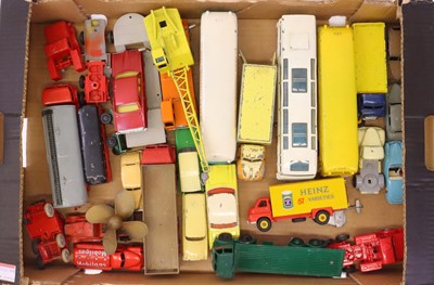 Lot 238 - A tray containing loose and playworn Dinky toy...