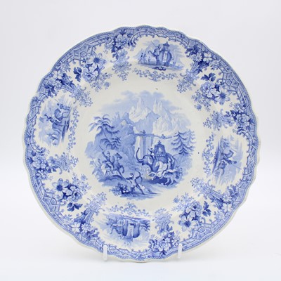 Lot 27 - A collection of 19th century blue and white...