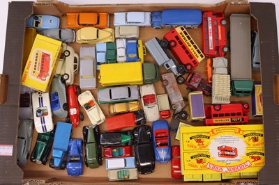 Lot 247 - A tray containing mostly Dinky Toys loose and...