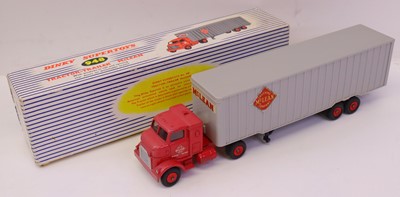 Lot 221 - Dinky Toys No. 917 Mercedes truck & trailer,...