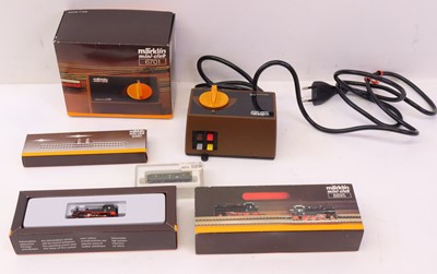Lot 508 - Small collection of Marklin Mini Club Z gauge...