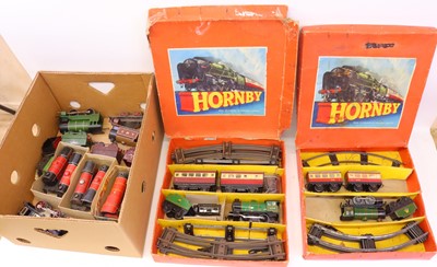 Lot 571 - One tray of Hornby 0 gauge playworn locos, and...