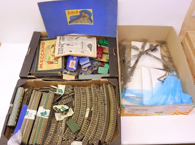 Lot 523 - Three trays containing various Hornby Dublo...