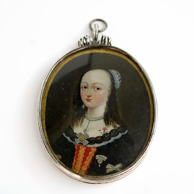 Lot 197 - A Victorian miniature portrait in the Jacobean...