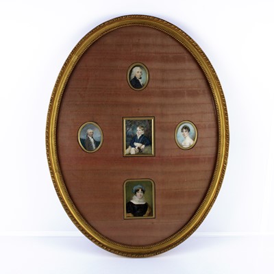 Lot 202 - Mid-19th century English school - Family group...