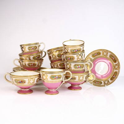 Lot 30 - A Victorian part tea and coffee set by...