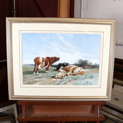 Lot 507 - Colin Kent RI (b.1934) - River dwellings,...