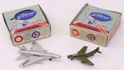 Lot 347 - Tekno 1/125 scale group of 2 Jet Planes to...