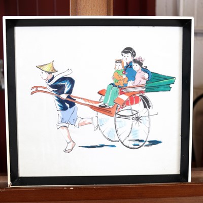 Lot 567 - Assorted pictures and prints to include F.J....