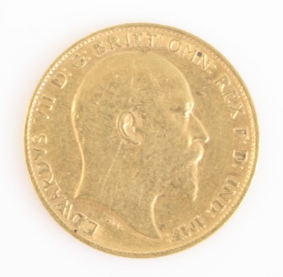 Lot 103 - Great Britain, 1903 gold half sovereign, obv:...