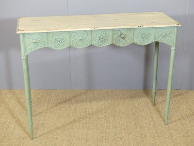 Lot 674 - A painted metal rectangular conservatory side...