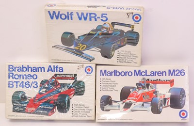 Lot 304 - ENTEX (USA issue kits) 1.25 scale, 9505...