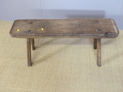 Lot 623 - A 19th century provincial rustic elm twin...