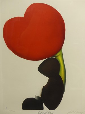 Lot 505 - Mackenzie Thorpe (b.1956) - Up a hill, limited...