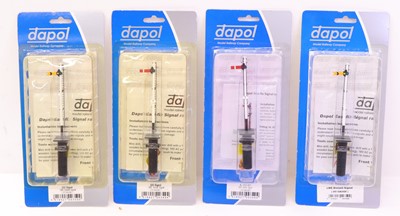 Lot 439 - Four Dapol 00 gauge motorised LMS signals, all...