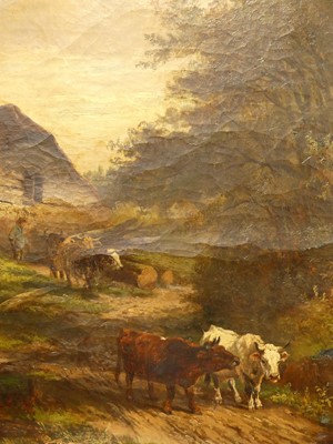 Lot 525 - Late 19th century continental school - Cattle...