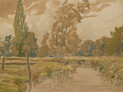 Lot 529 - English school - The River Deben, Ufford,...