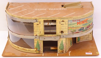 Lot 393 - Triang Toys loose example of a garage and...