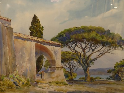 Lot 548 - Adolphe Mathis (1873-1940) - French lakeside...