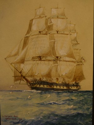 Lot 571 - Loose watercolours; together with a Jack...