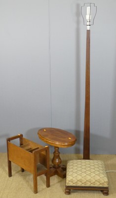 Lot 643 - Occasional furniture, to include; a hardwood...