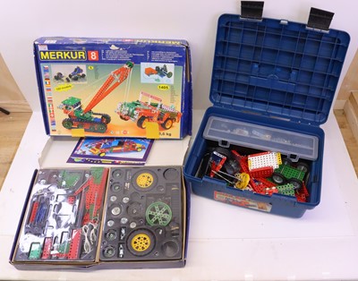 Lot 154 - A Merkur Toys construction nut and bolt...