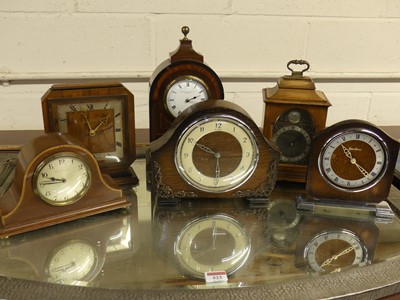 Lot 136 - A late 19th century mahogany cased dome topped...