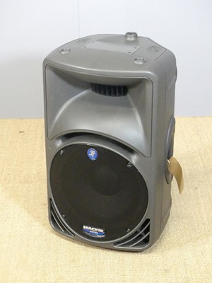 Lot 708 - A Mackie active portable speaker, with canvas bag