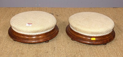 Lot 721 - A pair of Victorian mahogany and later...