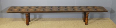 Lot 722 - A probably Maltese stained and carved hardwood...
