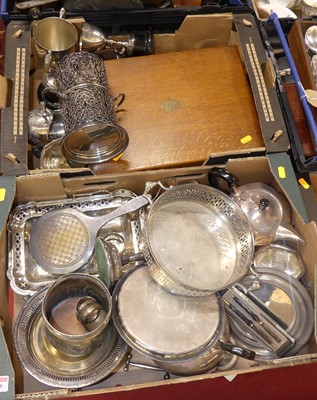 Lot 108 - A collection of silver-plated wares, to...