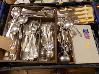Lot 109 - A collection of flatware, to include...