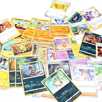 Lot 191 - A collection of Pokemon cards, in Pokemon tins