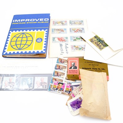 Lot 192 - A stamp album and contents, to include British...