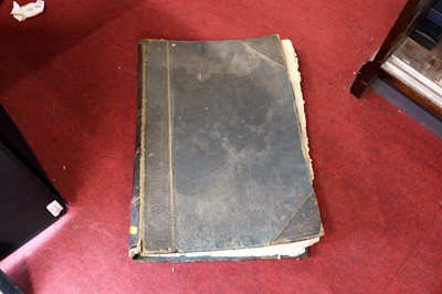Lot 195 - A 19th century leather bound album, containing...