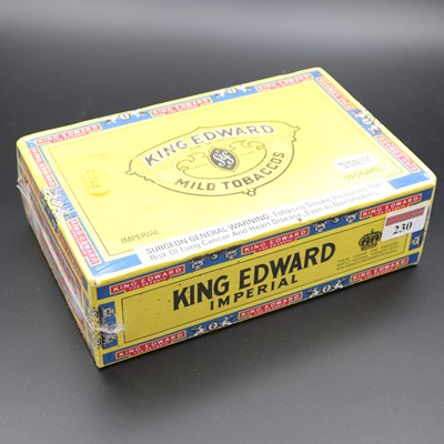 Lot 230 - A box of King Edward Imperial cigars, sealed