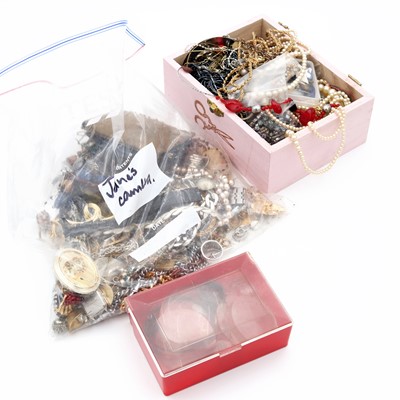 Lot 235 - A collection of costume jewellery, to include...
