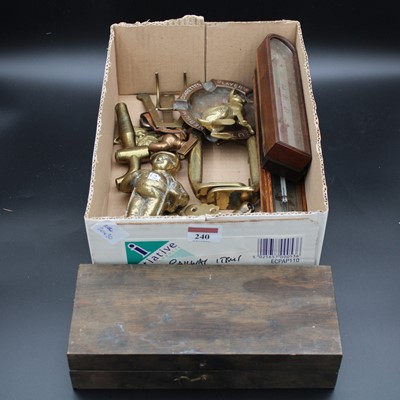 Lot 240 - A collection of items to include an early 20th...