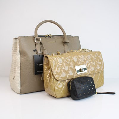 Lot 304 - A group of three handbags and accessories,...