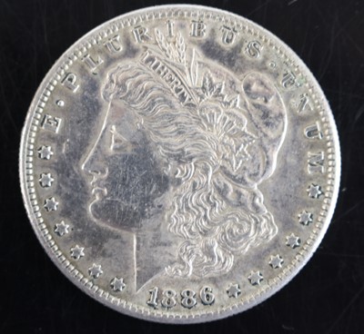 Lot 182 - United States of America, 1886 silver Morgan...