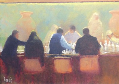 Lot 521 - Dennis Nash (b.1947) - Saint Regus bar, New...