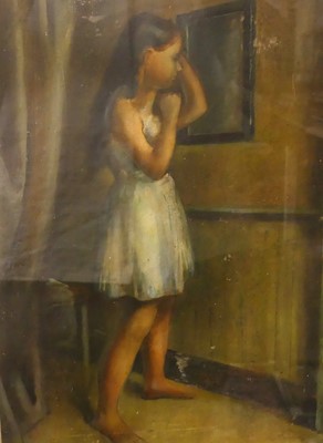 Lot 533 - James Govier (1910-1974) - Girl beside a...
